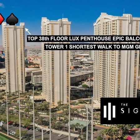 Signature Mgm Top 38Th Floor Penthouse Lux+ Best Balony Strip View Suite + No Resort Fee Las Vegas Esterno foto